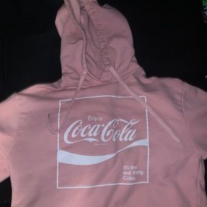 Coca-Cola cropped hoodie